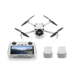 DJI Mini 3 Fly More Combo dronas su RC valdymo pultu su ekranu ir papildomais aksesuarais +Dovana