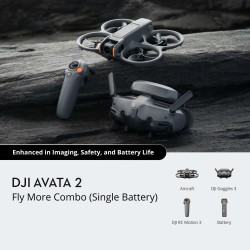 DJI Avata 2 Fly More Combo Dronas Single Battery (viena baterija)