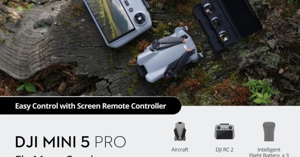 DJI Mini 5 Pro Fly More Combo (DJI RC 2)