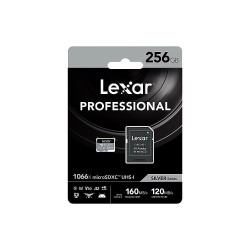 Lexar Pro 1066x Micro SD (su adapteriu)R160/W120 256GB