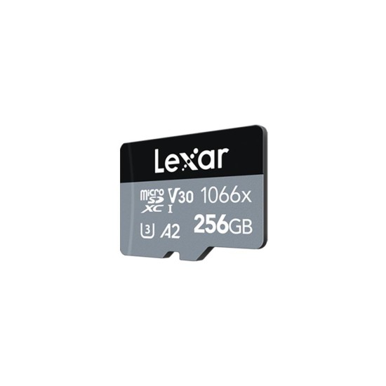 Lexar Pro 1066x Micro SD (su adapteriu)R160/W120 256GB