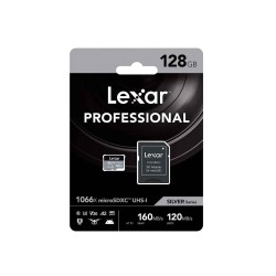 Lexar Pro 1066x Micro SD (su adapteriu)R160/W120 128GB