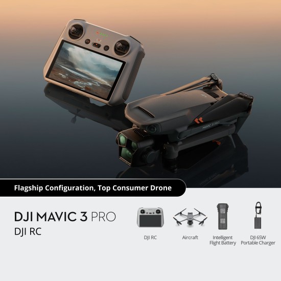 DJI Mavic 3 Pro dronas su DJI RC pultu +Dovana