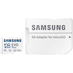 EVO Plus micro SD kortelė128GB/V30-SAMSUNG